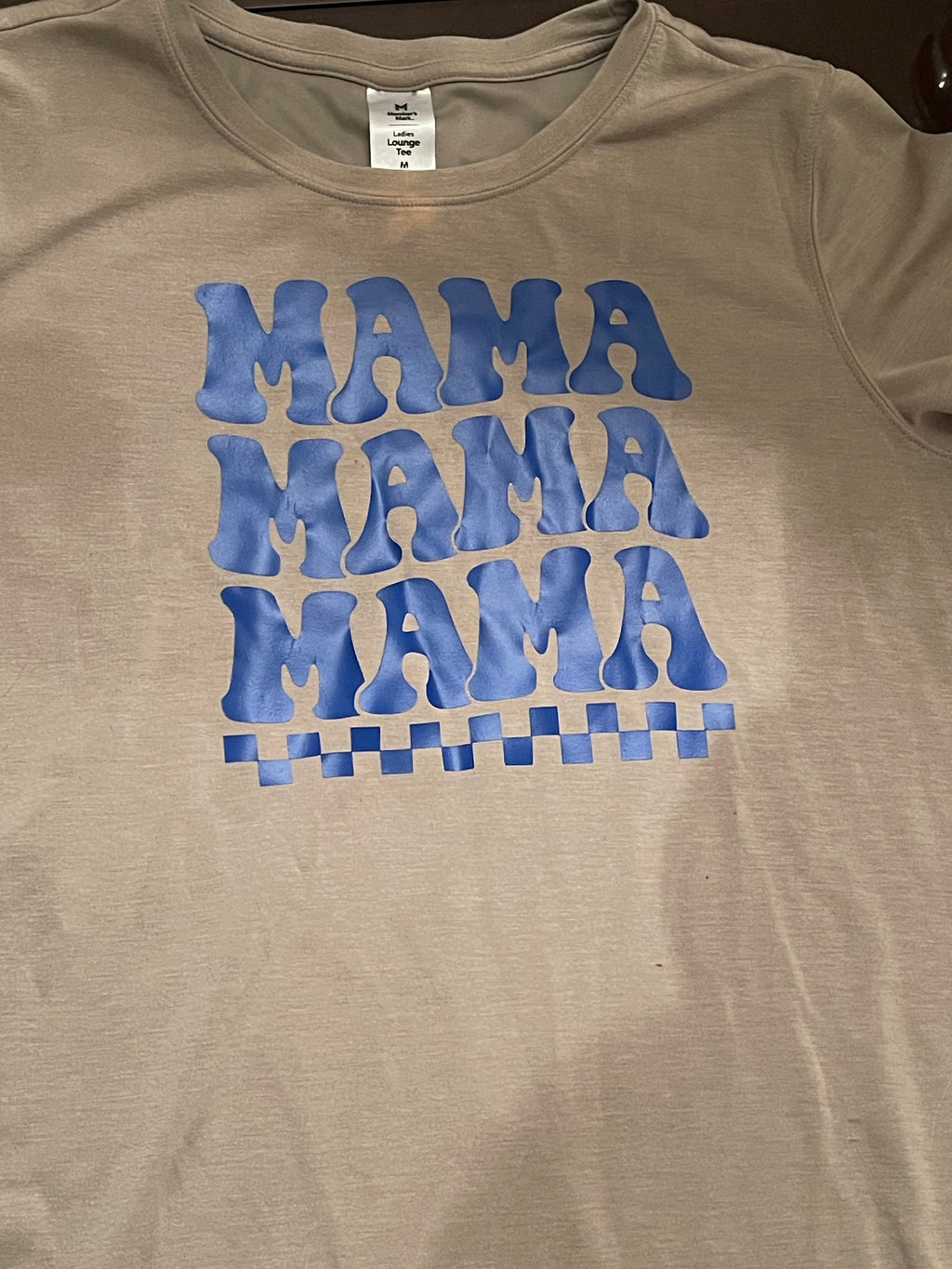 Blue Retro Mama Graphic Tee