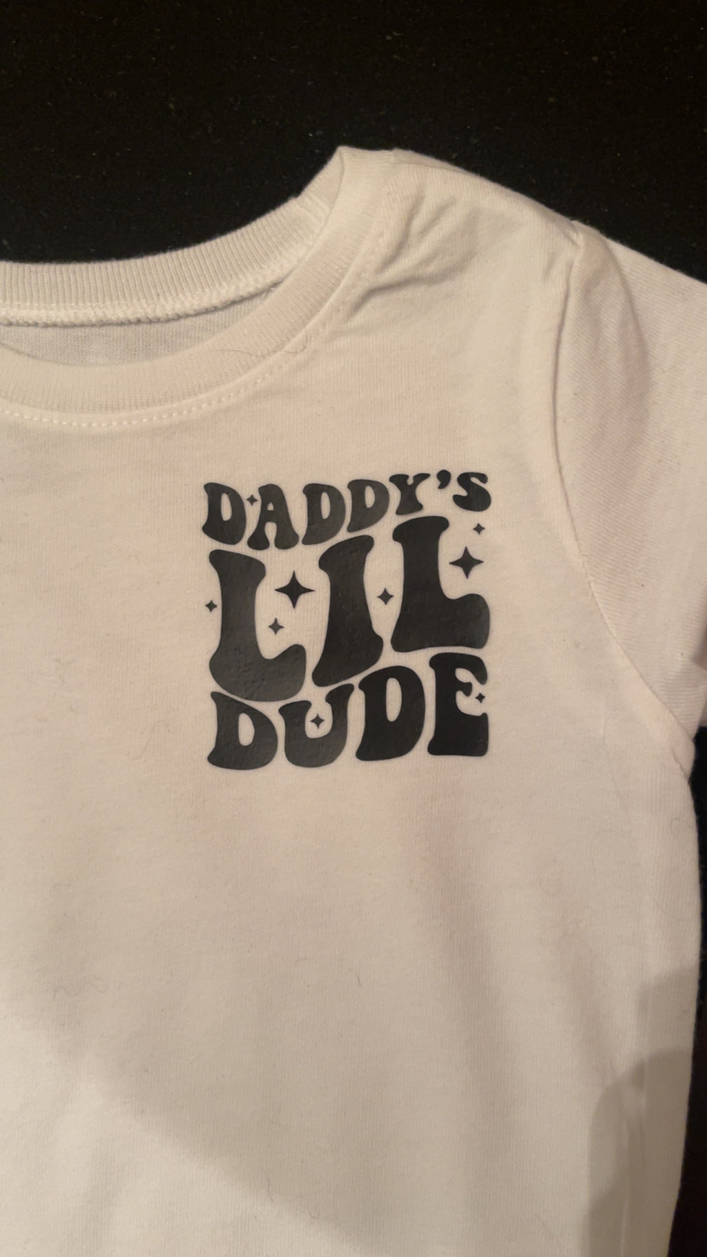 Daddy’s Lil Dude Baby Tee