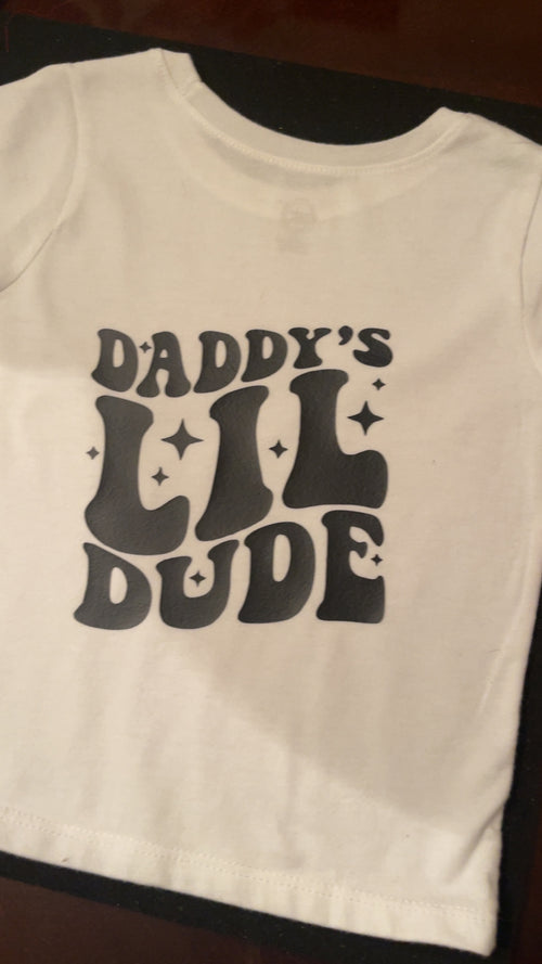 Daddy’s Lil Dude Baby Tee